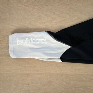 Alala x Solidcore Captain Crop Tights - Small - Black/White